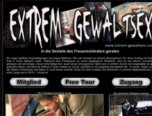 Tablet Screenshot of extrem-gewaltsex.com